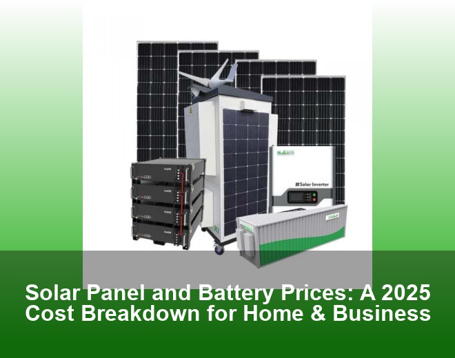 Solar Panel and Battery Prices: A 2025 Cost Breakdown for Home & Business